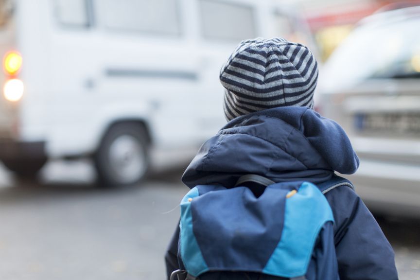 Kind im Strassenverkehr