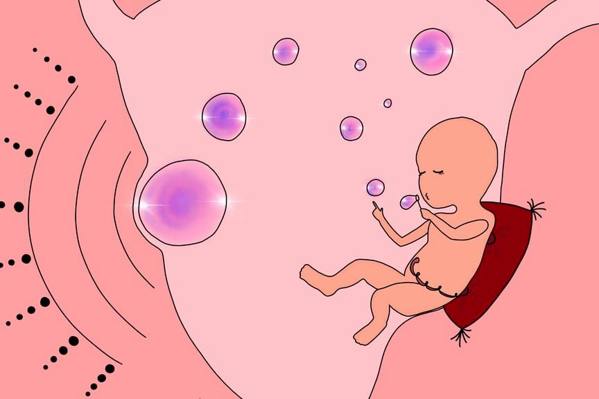 Schwangerschaftskolumne Woche 18  Seifenblasen