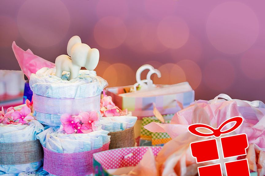 Geschenk Idee Babyshower Icon