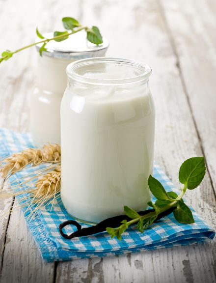 Joghurt mit Vanillestängel