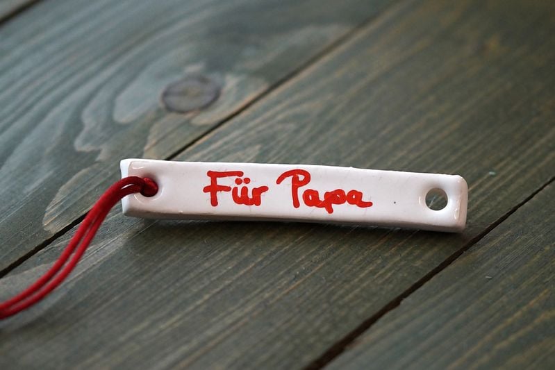 Anhänger mit Aufschrift Für Papa