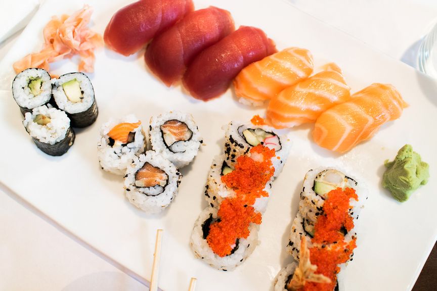 Roher Fisch, Sushi 