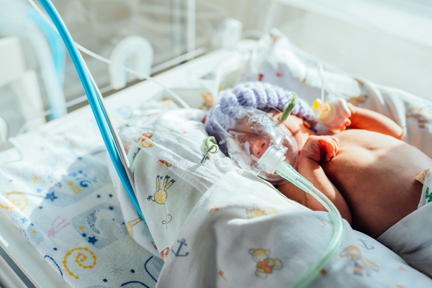 Baby auf der Neonatologie