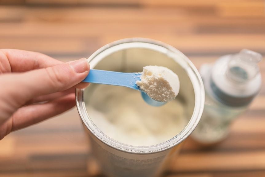 Milchpulver für Schoppen