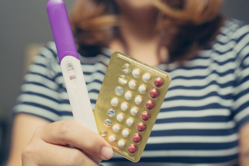 Pille und Schwangerschaftstest