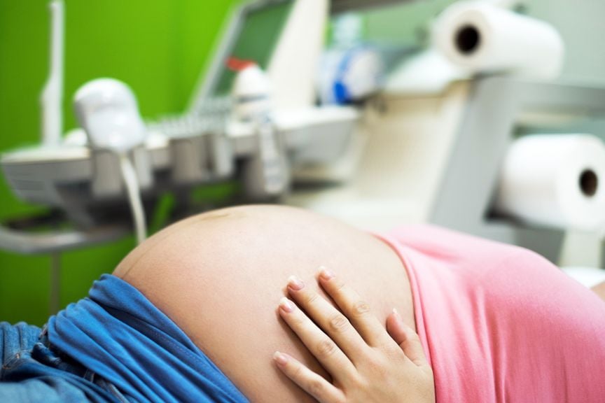 Schwangere in der Arztpraxis