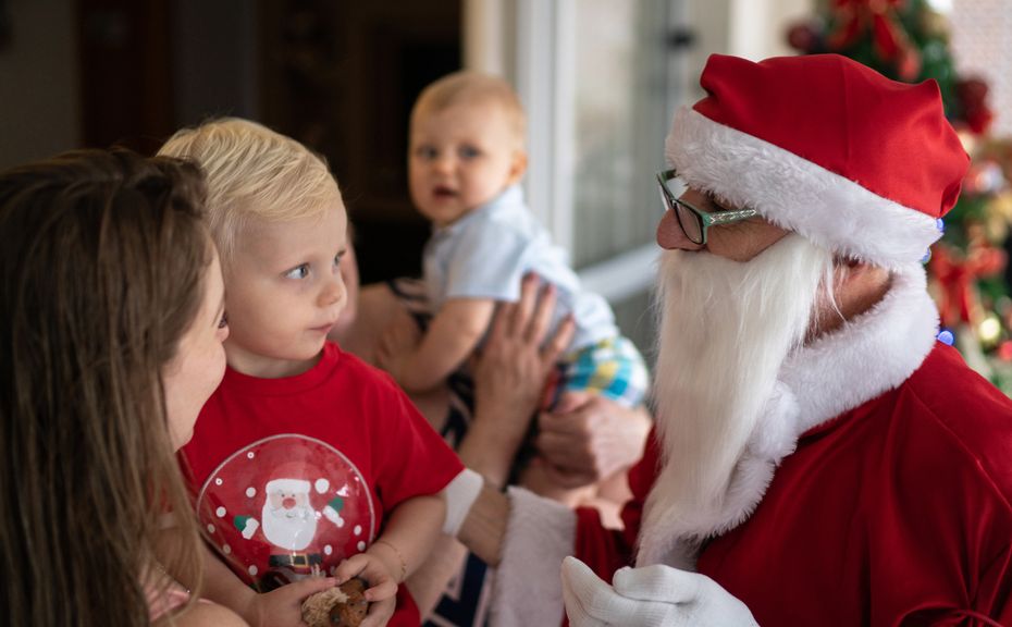 Samiklaus bei den Kindern