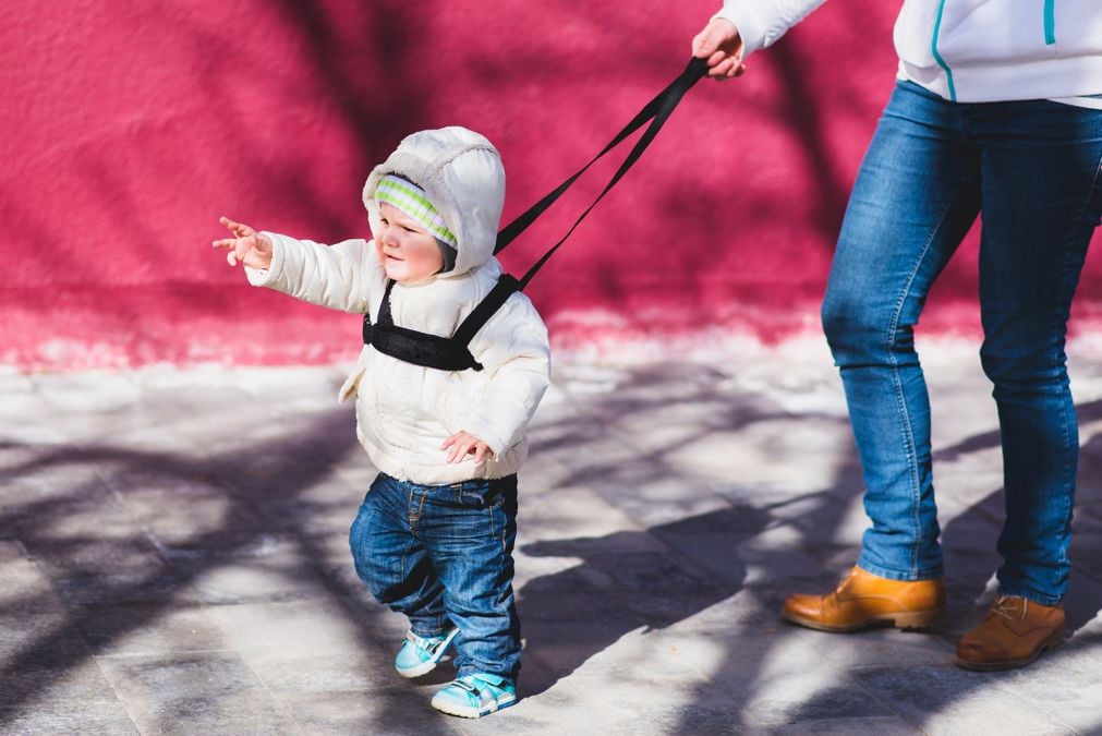 De Kinder Baby Laufgurt Lauflernhilfe Lauflern Gurt Sicherheitsgurt Schu WBX 